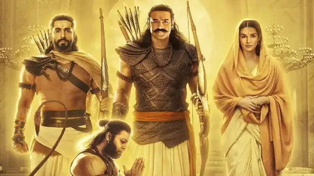 Adipurush: Ram Navami poster features Prabhas, Kriti Sanon, and Sunny Singh 2023 1