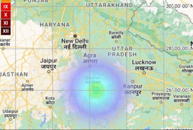 Today's Ambikapur earthquake: Chhattisgarh's 3.9 magnitudes 2023 1