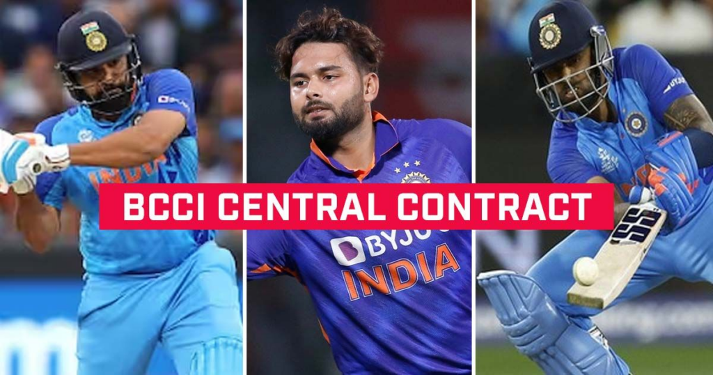 BCCI announces player contracts for 2022–23. 2