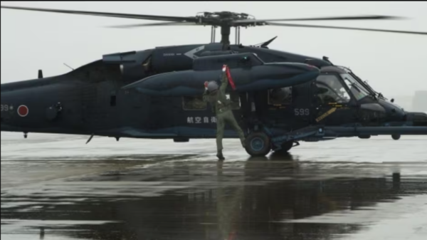 Japanese army Black Hawk chopper with 10 crew members vanished 2023 1
