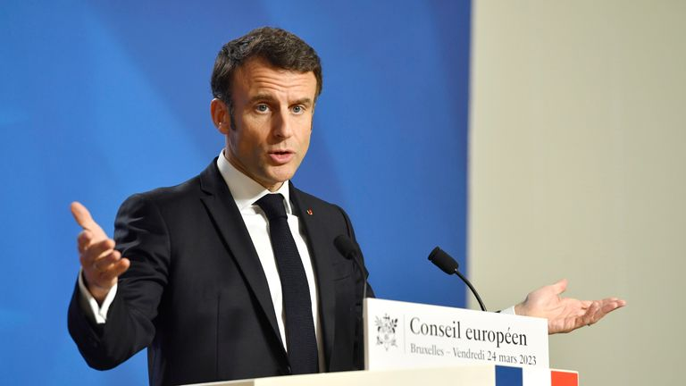 On a visit, French president seeks cultural exchanges 2023 5