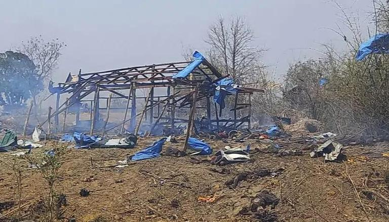 At least 100 died in Burma junta air raid on Pazigyi village 2023 2