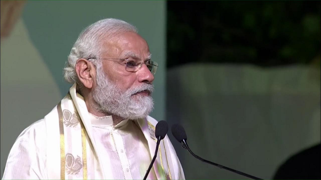 PM Modi cites ancient Tamil inscription on democracy, saying disqualification laws existed then too 2023 3