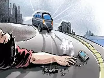 In Mumbai, a scooterist was killed when an excavator accidentally drove into him 2023 2