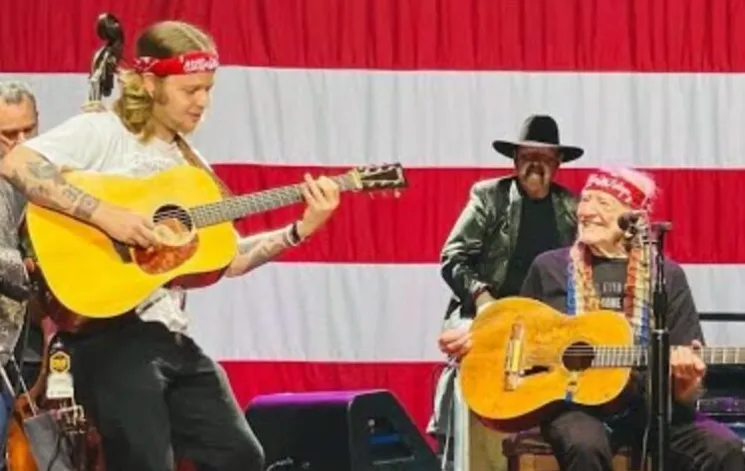 Billy Strings and Willie Nelson Promote Being "California Sober" in New Collaboration 2023 3