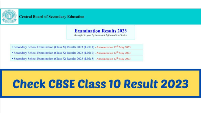 CBSE Declared Class 10th Board Result 2023 1