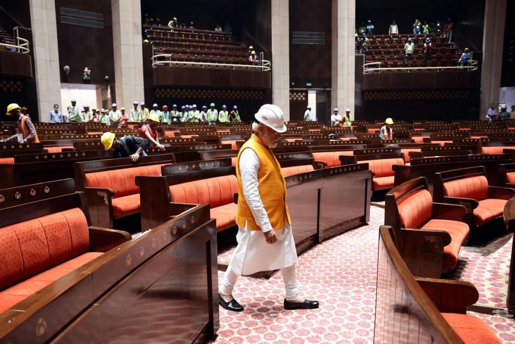 PM Modi Shows 'Iconic' New Parliament Building, Makes 'Special Request' 2023 3