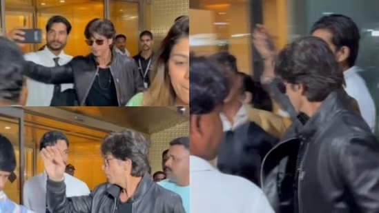 Shah Rukh Khan pulls fan away, refuses selfie 2023 3