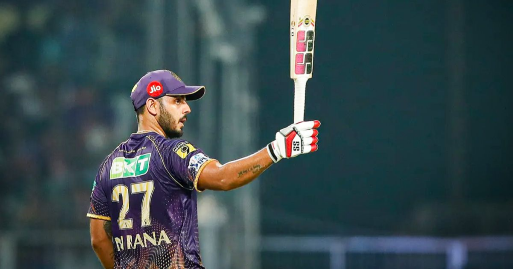 BCCI Fines KKR Captain Nitish Rana Rs 12 Lakh for IPL Code of Conduct Breach against PBKS 2023 2