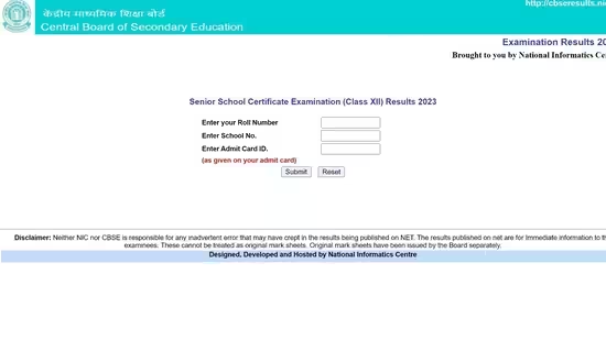 CBSE 12th results declared, Check Here Now 2023 2