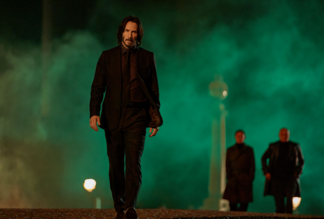 John Wick's Background from Keanu Reeves: Chapter 4. 2023 1